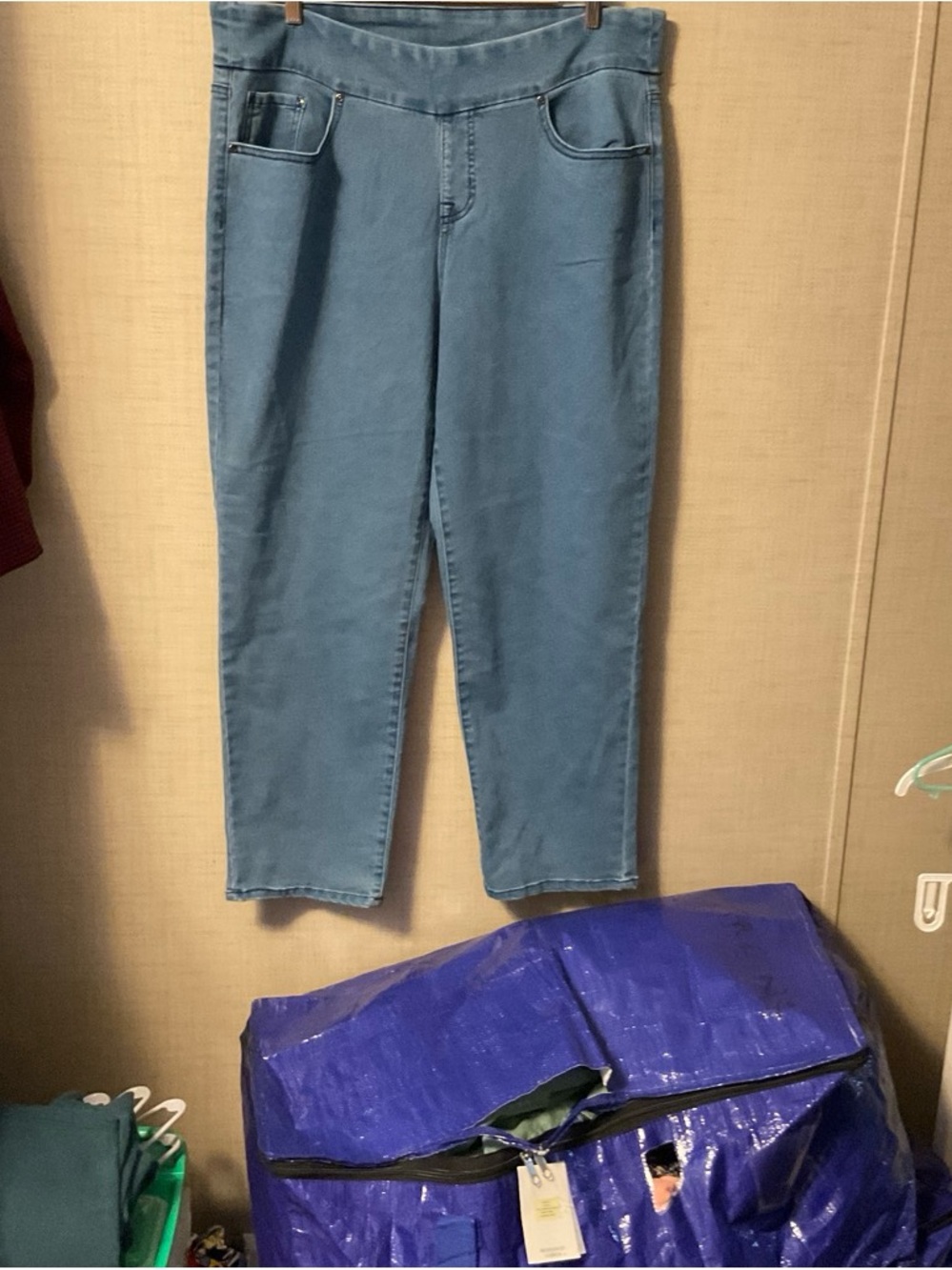 White Stag Light Blue Slim Straight Jeans